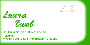 laura bumb business card